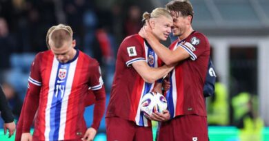 哈兰德帽子戏法挪威队取胜