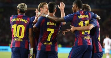 巴塞罗那 vs 奥林匹亚科斯 拉什福德·费米姆胜利