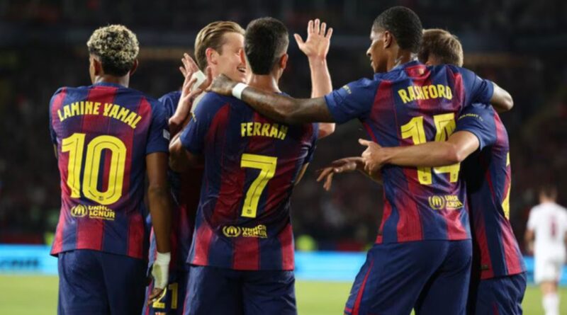 巴塞罗那 vs 奥林匹亚科斯 拉什福德·费米姆胜利