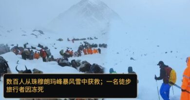 珠穆朗玛峰暴风雪救援