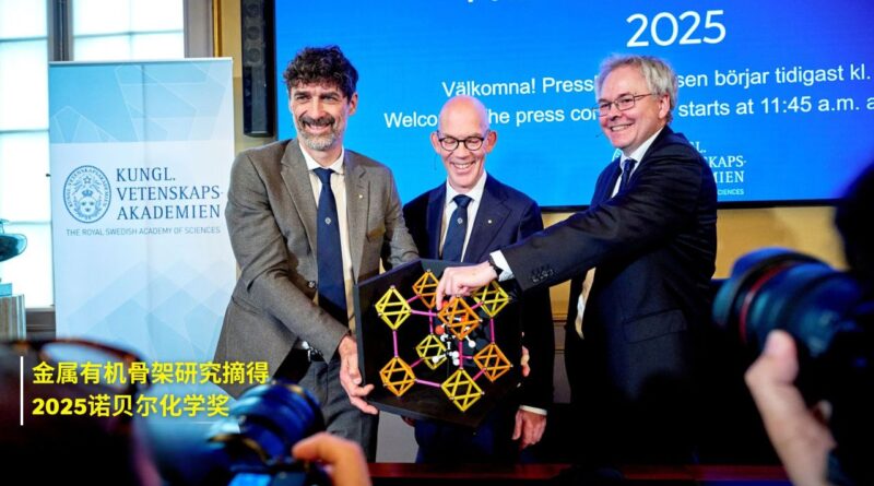 金属有机骨架 诺贝尔化学奖