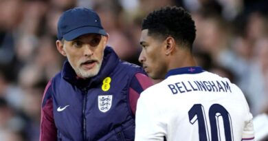 图赫尔英格兰队不会围绕贝林厄姆)