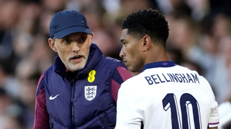 图赫尔英格兰队不会围绕贝林厄姆)