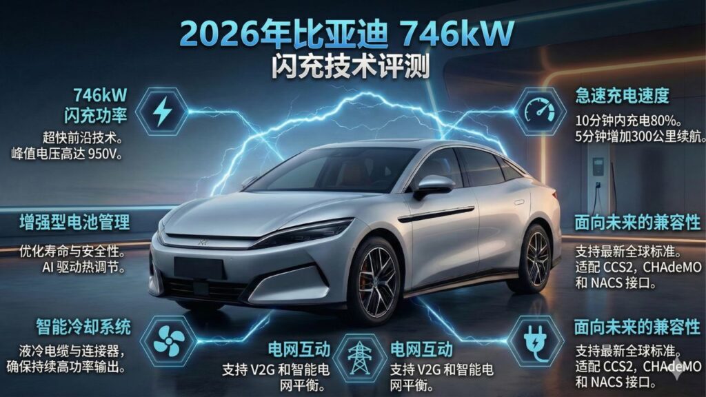 2026款比亚迪746kW闪充评测