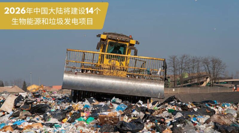 中国生物能源废物转化为能源