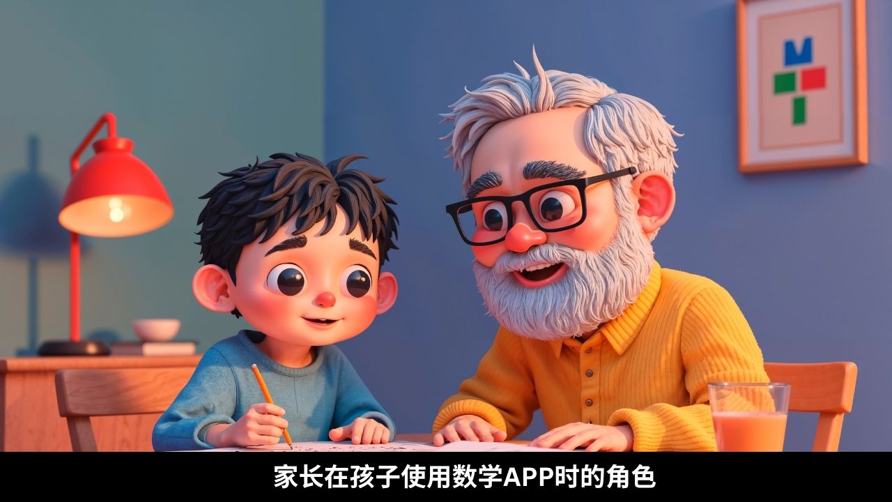 家长在孩子使用数学APP时的角色