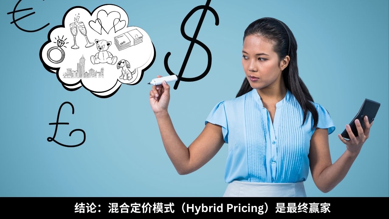 结论：混合定价模式（Hybrid Pricing）是最终赢家