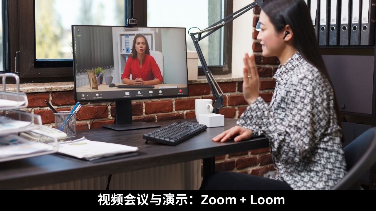 视频会议与演示：Zoom + Loom
