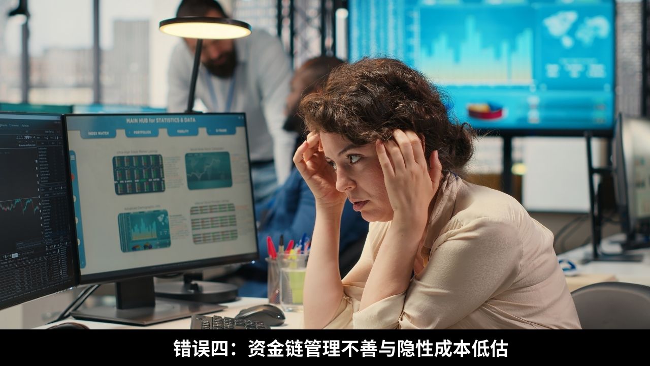 错误四：资金链管理不善与隐性成本低估