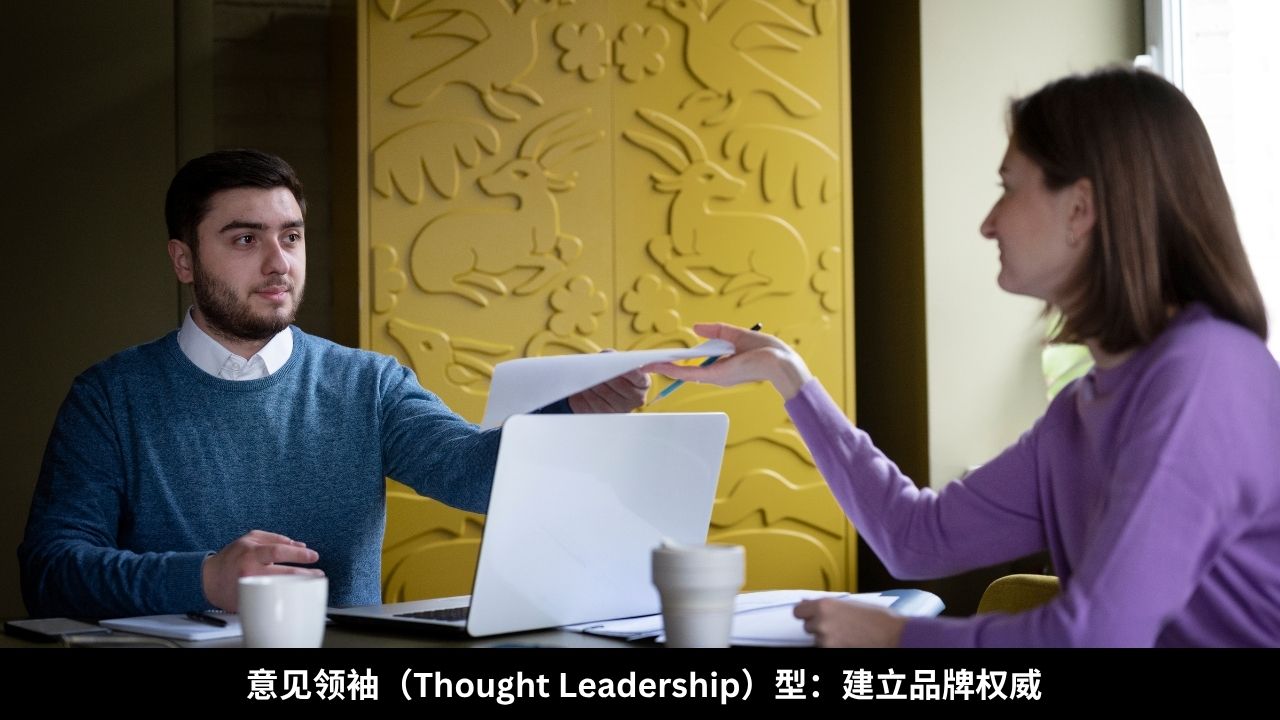 意见领袖（Thought Leadership）型：建立品牌权威