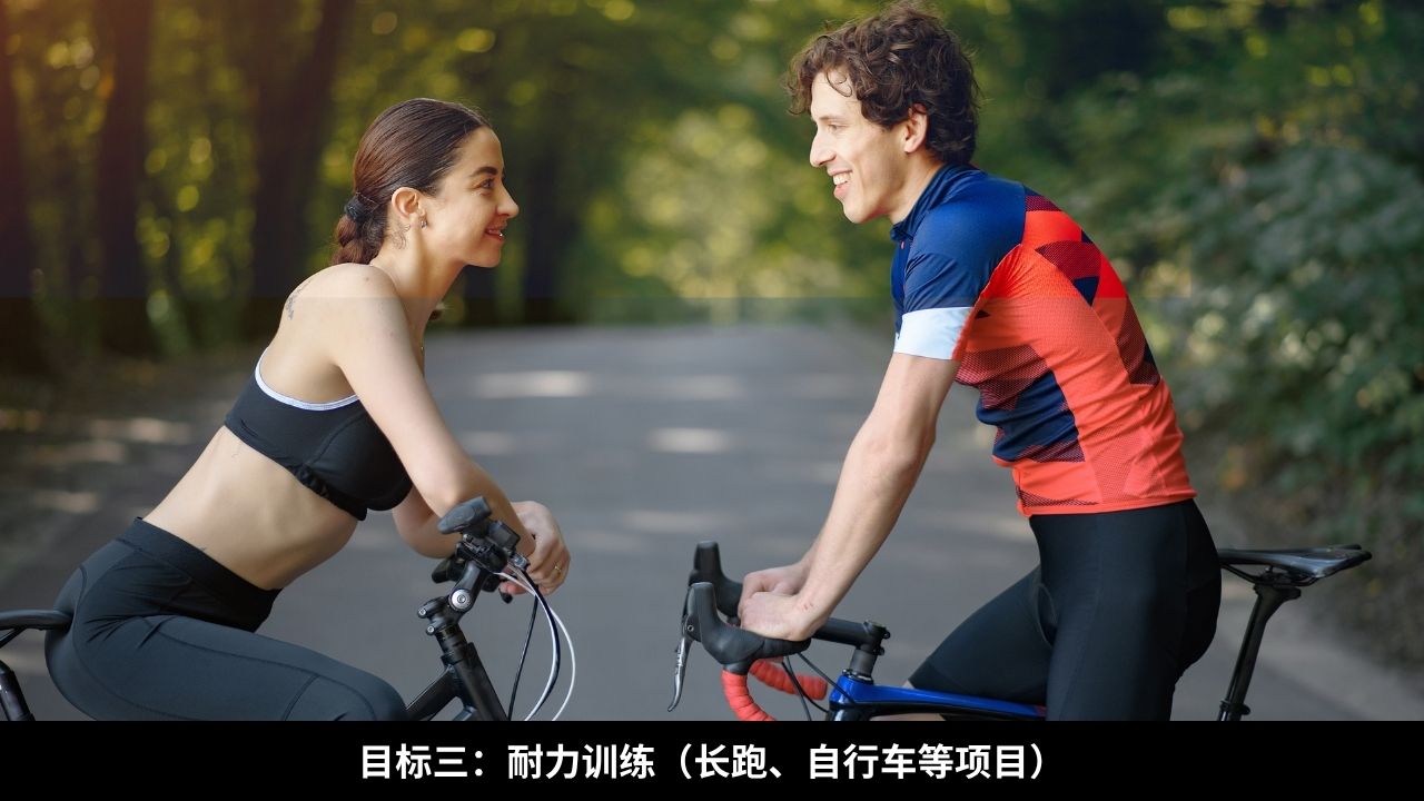 目标三:耐力训练(长跑、自行车等项目)