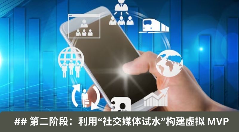 ## 第二阶段：利用“社交媒体试水”构建虚拟 MVP