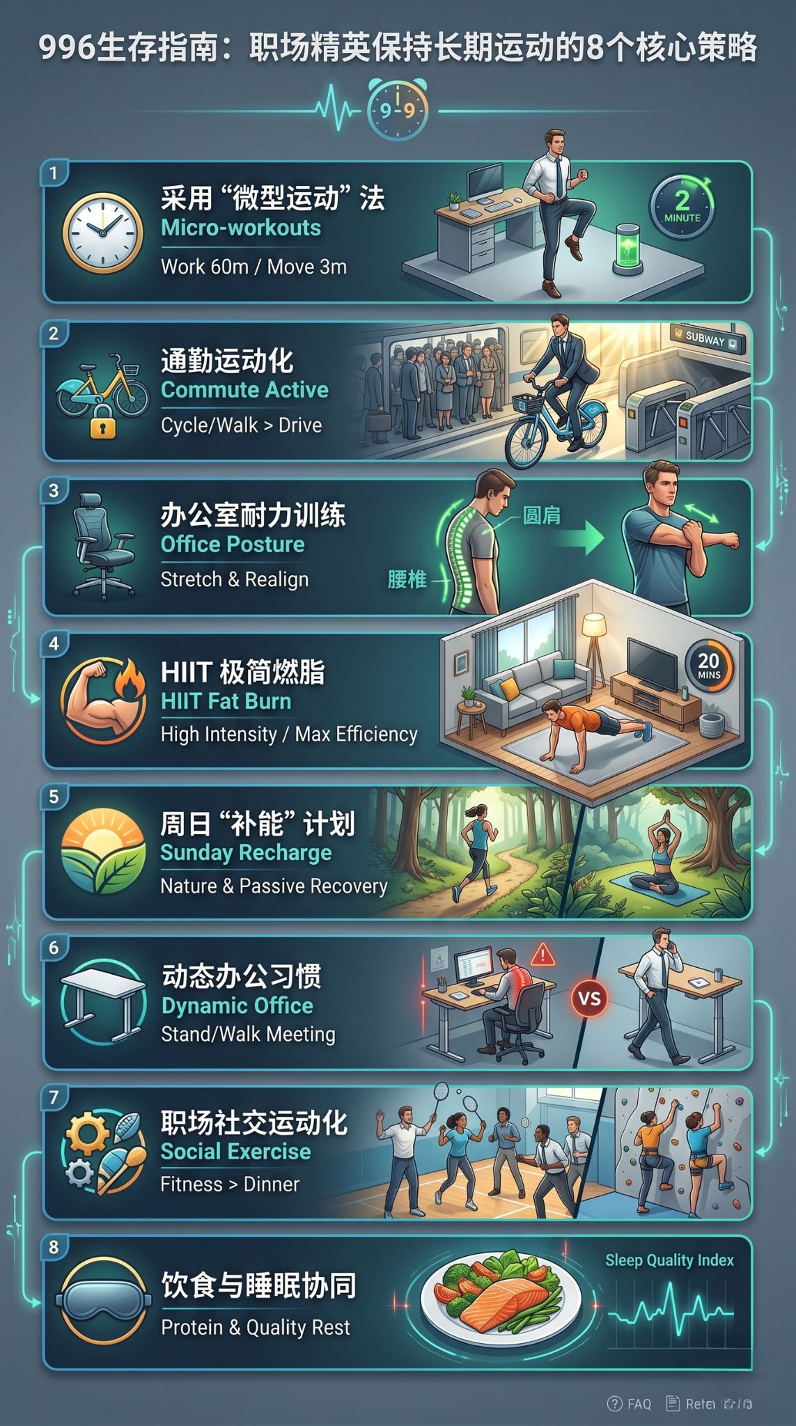 996工作制下保持运动