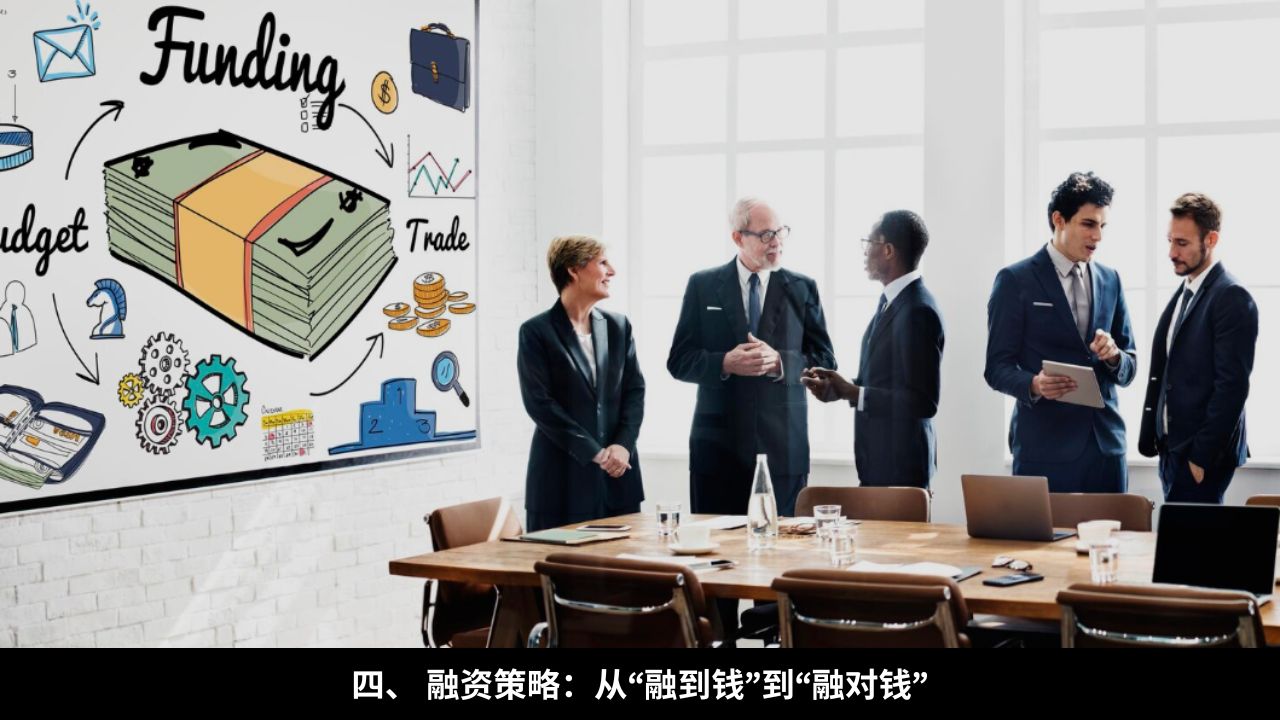 四、 融资策略：从“融到钱”到“融对钱”