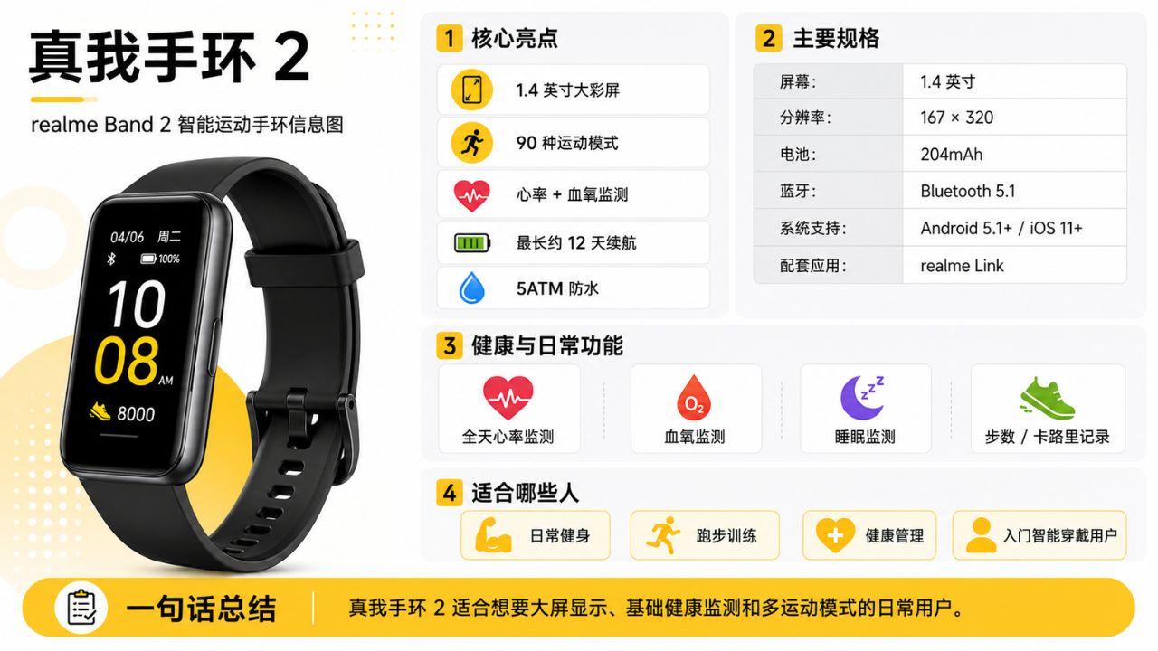 真我手环 2 (Realme Band 2)